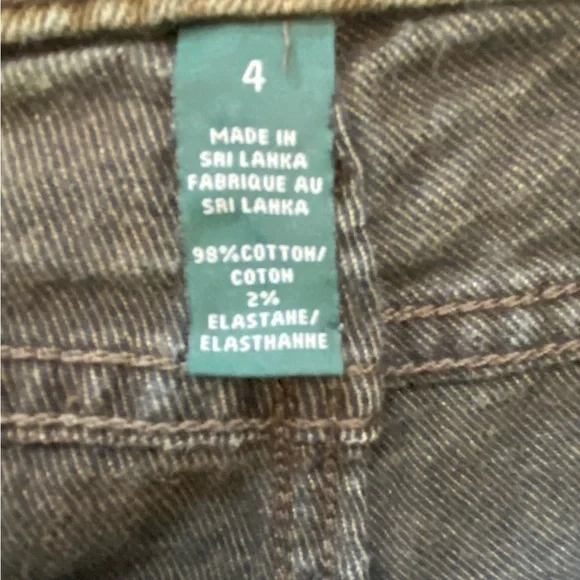 LAUREN‎ RALPH LAUREN PREMIERE STRAIGHT LEG MID RISE JEANS OLIVE GREEN SIZE 4 - Picture 5 of 7